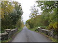 Road (B709) at Thirlestane Bridge