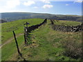 Path junction on Pennine Bridleway between Holme Chapel & Merrill Head