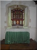 SP4925 : St Mary, Upper Heyford: altar (i) by Basher Eyre