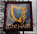 The Harp name sign, Albrighton