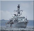 J5083 : HMS 'Northumberland' in Belfast Lough by Rossographer