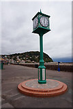 SS9746 : Clock on Warren Road, Minehead by Ian S