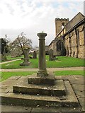 SD7336 : Whalley parish church: sundial by Stephen Craven