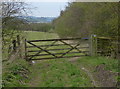 Public bridleway next to the M1 motorway