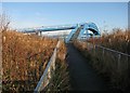 Hardwick: A428 footbridge