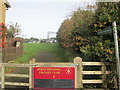 Public footpath to Great Brickhill Cricket Club