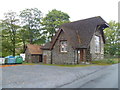 Car park, public conveniences and community hall at Abergwesyn