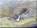 SN8656 : Waterfall in Cwm Gwesyn by Jeremy Bolwell