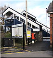 Information board outside Albrighton railway station