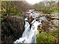 NN1468 : Lower waterfall on River Nevis by Nick Smith