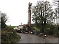 SD7334 : Drilling on Berry's Lane by Stephen Craven
