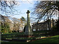 War memorial and Arnot Hill House