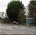 Waiting for a bus in Cosford