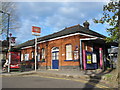 Grange Park station - entrance buildings