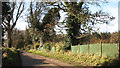 Big Back Lane past Hall Farm