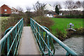 Footbridge over the river Erewash, Stapleford