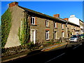 Ivy-clad side wall, Crickhowell