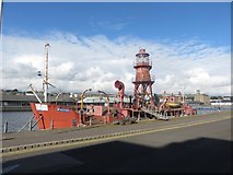 NO4030 : North Carr Lightship, Victoria Dock, Dundee by Graham Robson