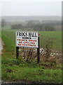 TL3657 : Frogs Hall sign by Geographer