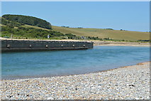 TV5197 : Mouth of the Cuckmere River by N Chadwick