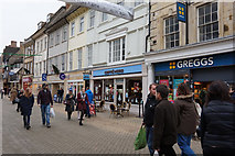 TF0307 : Businesses on the High Street, Stamford by Ian S