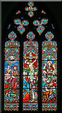 SK8043 : East window, St Mary's church, Staunton in The Vale by J.Hannan-Briggs