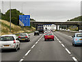 Eastbound M62 Approaching Field Head Lane Bridge