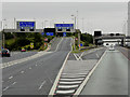 Exit Sliproad from M62 at Lofthouse Interchange