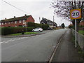 Junction of  Maesydre and Maesawelon, Caersws