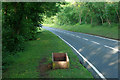 Grit bin on Beachy Head Road