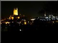 SO8554 : Worcester Cathedral and city at night by Philip Halling