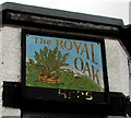 Royal Oak name sign, Pontnewynydd