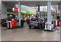 SO2701 : Texaco fuel pumps and a Londis shop, Pontnewynydd by Jaggery