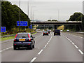 Eastbound M62, Leeds Road Bridge