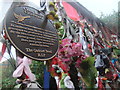 Plaque at Cross Bones graveyard