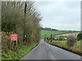 Road descending to Stock Bottom