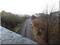 Railway Line looking West at Dick Lane