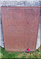 Lewis War Memorial WWI Plaque - Barvas Parish - South Division (Cont)