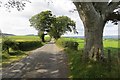 NY0683 : Lochmaben to Shieldhill road by Richard Webb