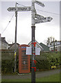 ST5365 : Red ribbons all over the village by Neil Owen