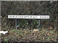 Wheathampstead Road sign