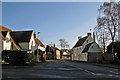 Balsham: the corner of West Wickham Road