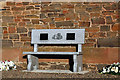 A bench seat at Houndwood Crematorium