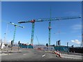 NO4029 : Tower Cranes at Dundee Waterfront by Graham Robson