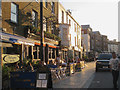 Oxford Street scene, Southampton, on a summer