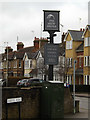 TL1313 : The Scew Bridge Public House sign by Geographer
