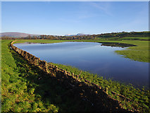 SD5870 : Flooded field near Holme Head farm by Ian Taylor