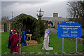 A nativity scene at St. Peter