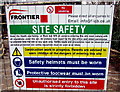 SO7225 : Frontier Invest and Build site safety regulations, Newent by Jaggery
