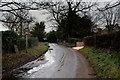 Clockhill Field Lane entering Whixley